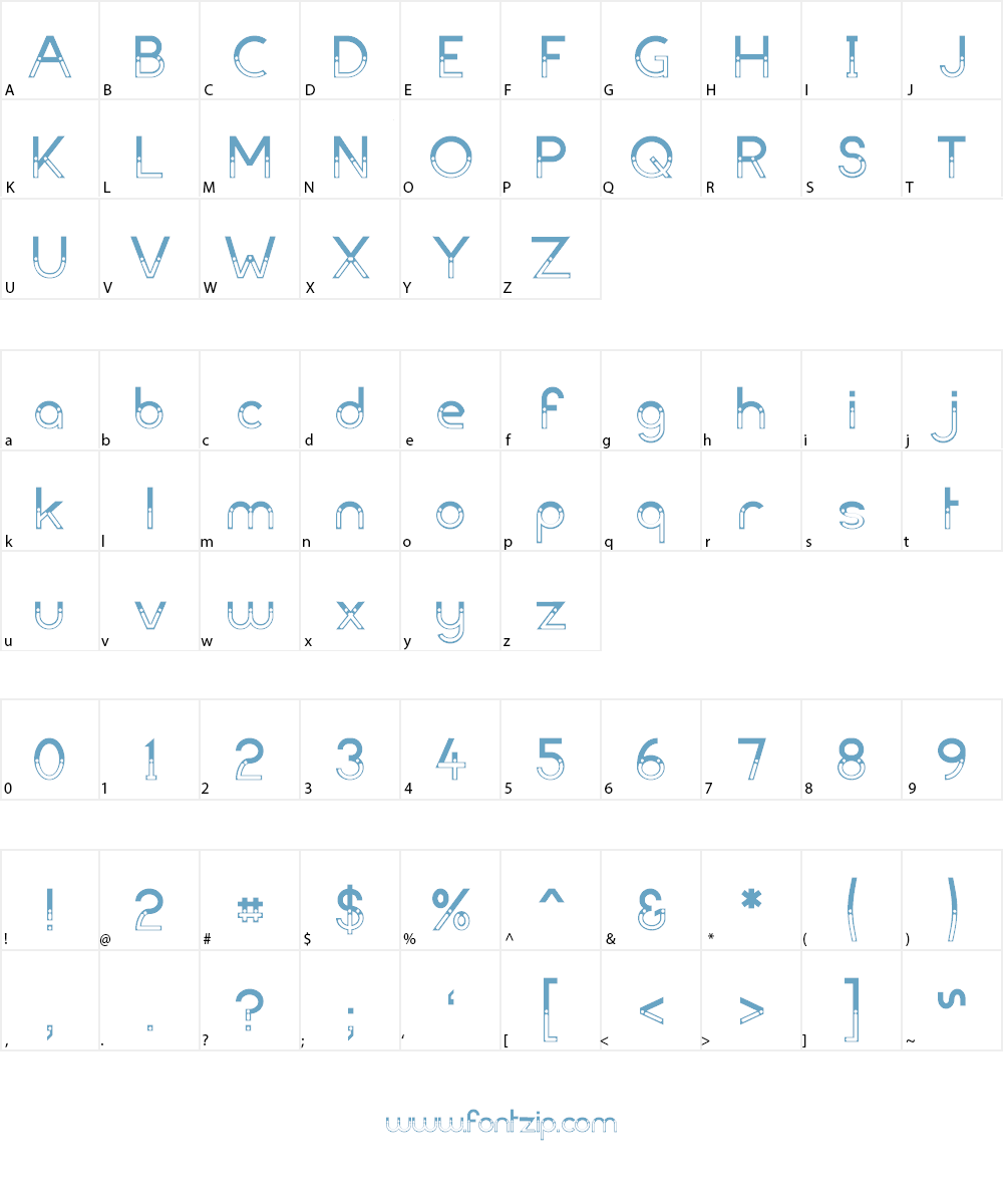 Dark Bastion Font Character